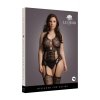 Le Désir Lace Suspender Bodystocking - Plus Size